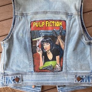 Pulp Fiction Hand-Painted Vest